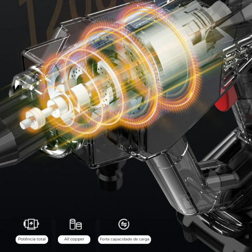 Pistola de Pulverização em Alta Pressão Portátil sem Fio