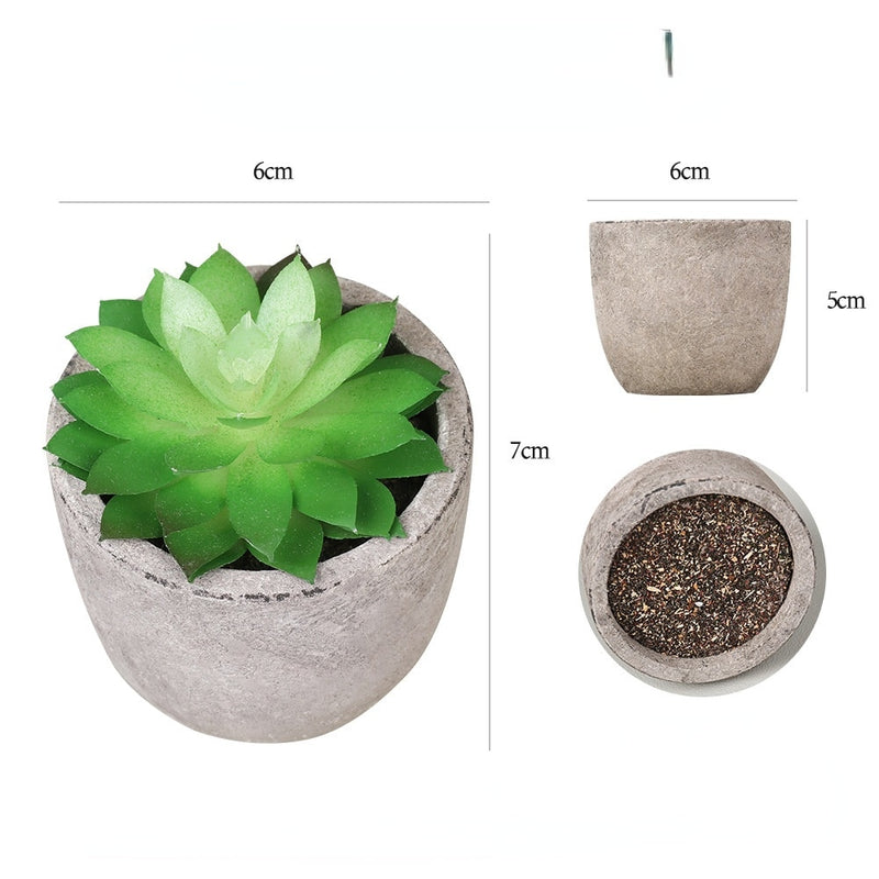 Vaso Artificial Aloe Pequeno