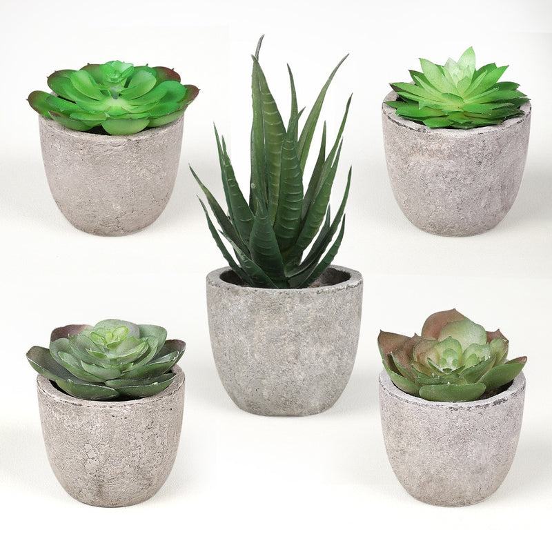 Vaso Artificial Aloe Pequeno