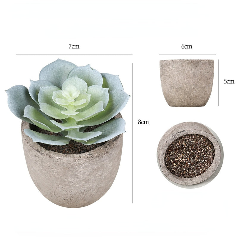 Vaso Artificial Aloe Pequeno