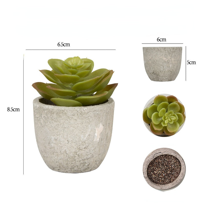 Vaso Artificial Aloe Pequeno