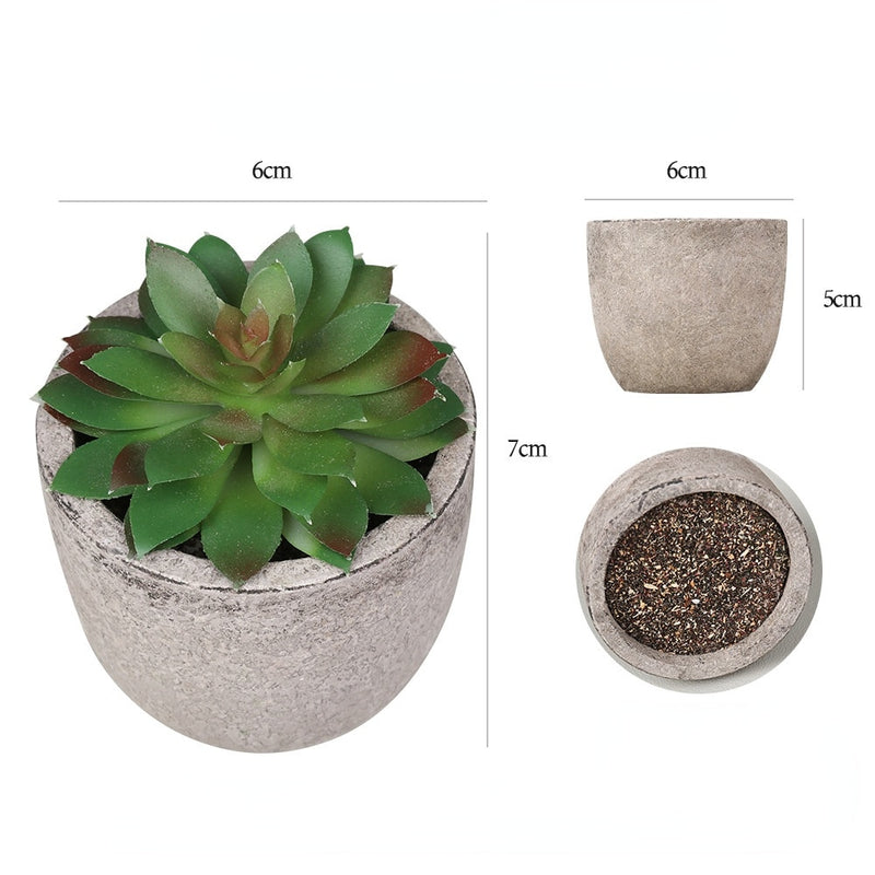 Vaso Artificial Aloe Pequeno