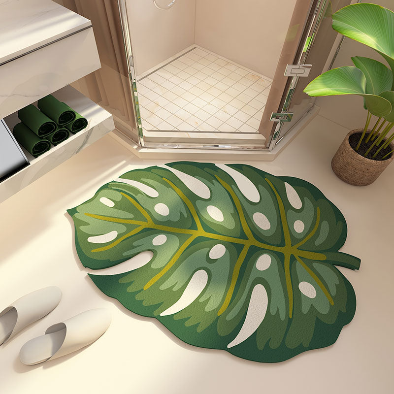 Tapete de Planta Super Absorvente Rápida Secagem Tapete Decorativo